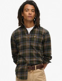 Pure Cotton Check Flannel Shirt