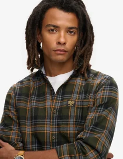 Pure Cotton Check Flannel Shirt