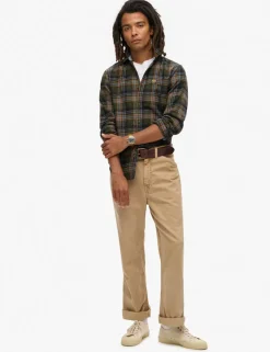 Pure Cotton Check Flannel Shirt