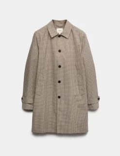 Pure Cotton Check Mac with Stormwear™