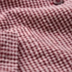 Pure Cotton Checked Collared Shacket