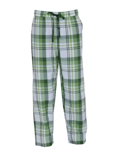 Pure Cotton Checked Drawstring Pyjama Bottoms