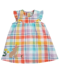 Pure Cotton Checked Dress (3-24 Mths)