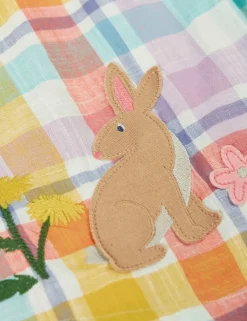 Pure Cotton Checked Dress (3-24 Mths)