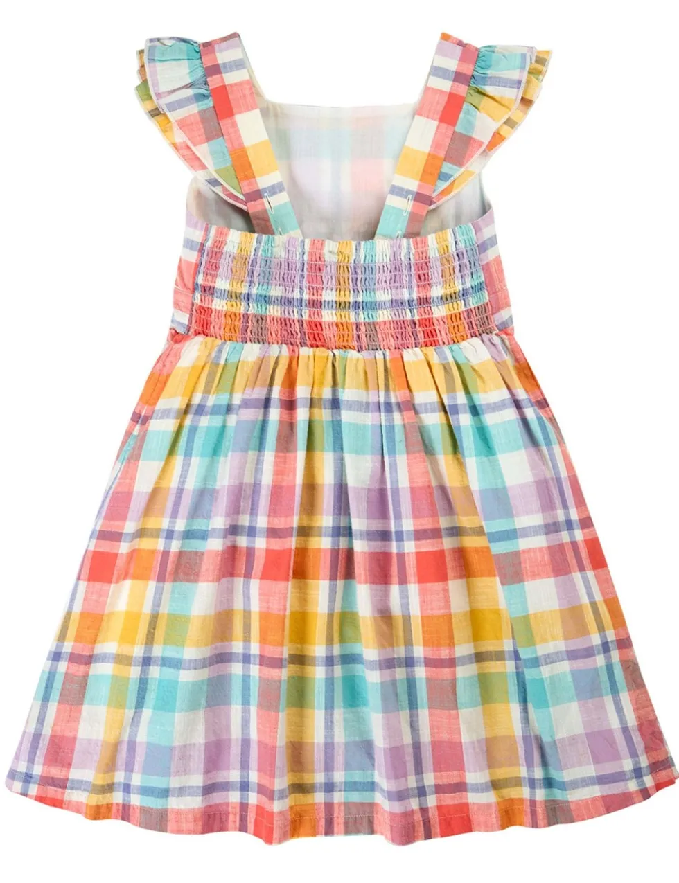 Pure Cotton Checked Dress (2-10 Yrs)