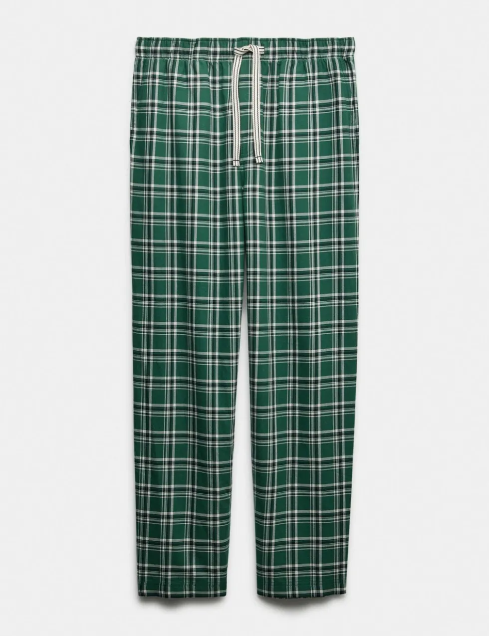 Pure Cotton Checked Loungewear Bottoms