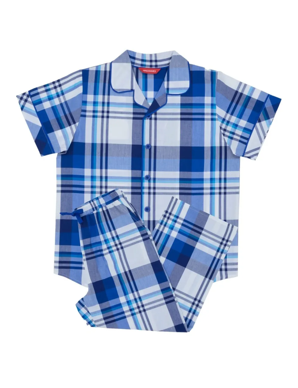 Pure Cotton Checked Pyjamas (2-13 Yrs)