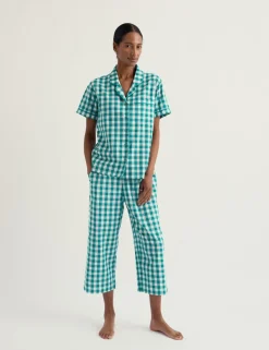 Pure Cotton Checked Pyjama Set