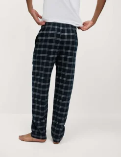 Pure Cotton Checked Pyjama Bottoms