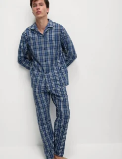 Pure Cotton Checked Pyjama Set
