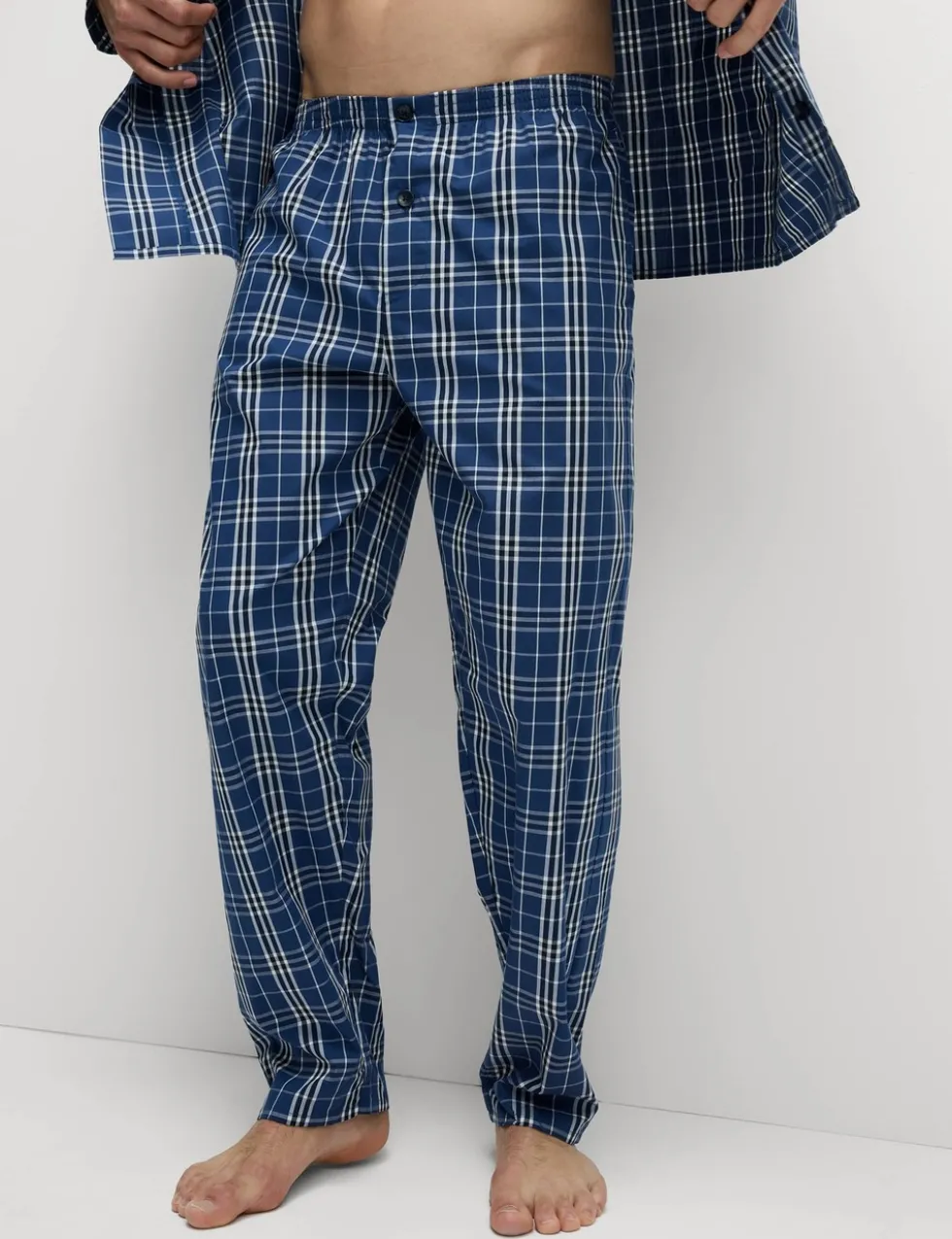 Pure Cotton Checked Pyjama Set