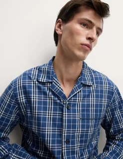 Pure Cotton Checked Pyjama Set