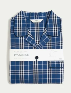 Pure Cotton Checked Pyjama Set