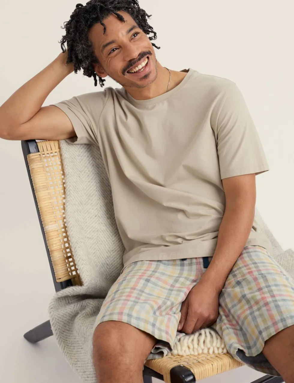 Pure Cotton Checked Pyjama Set