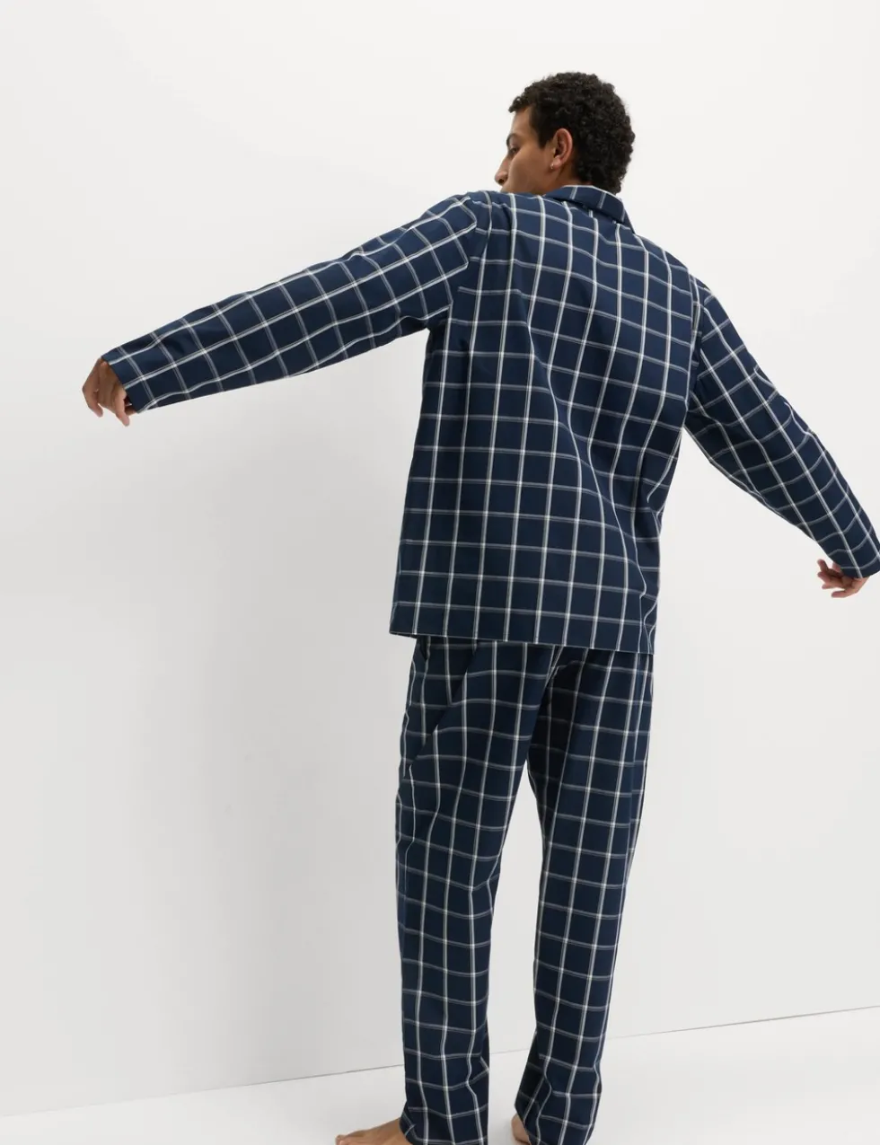 Pure Cotton Checked Pyjama Set