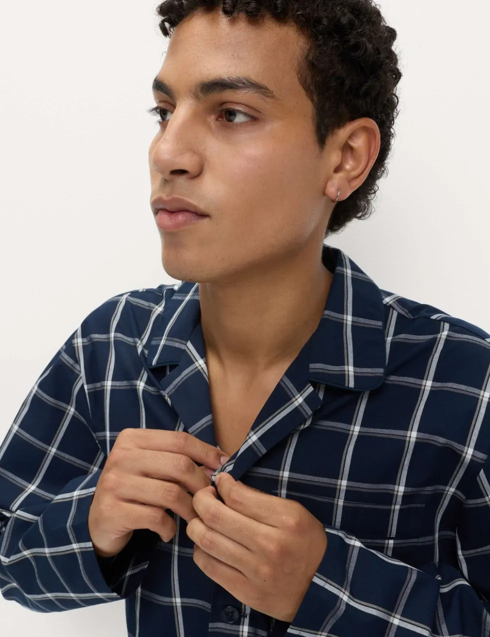 Pure Cotton Checked Pyjama Set