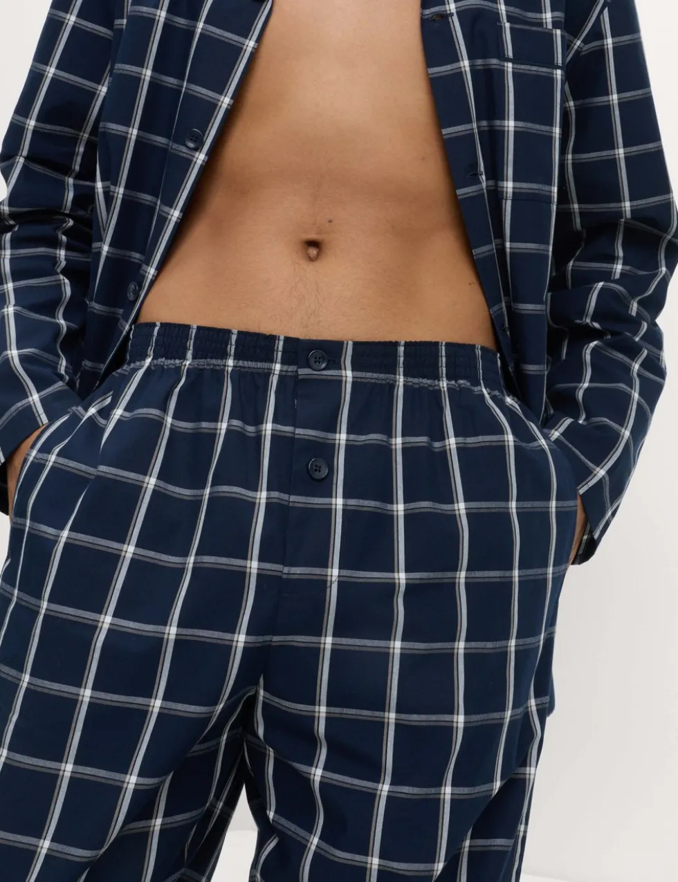 Pure Cotton Checked Pyjama Set