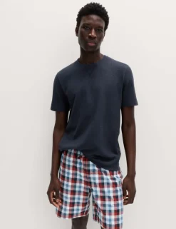 Pure Cotton Checked Pyjamas Set