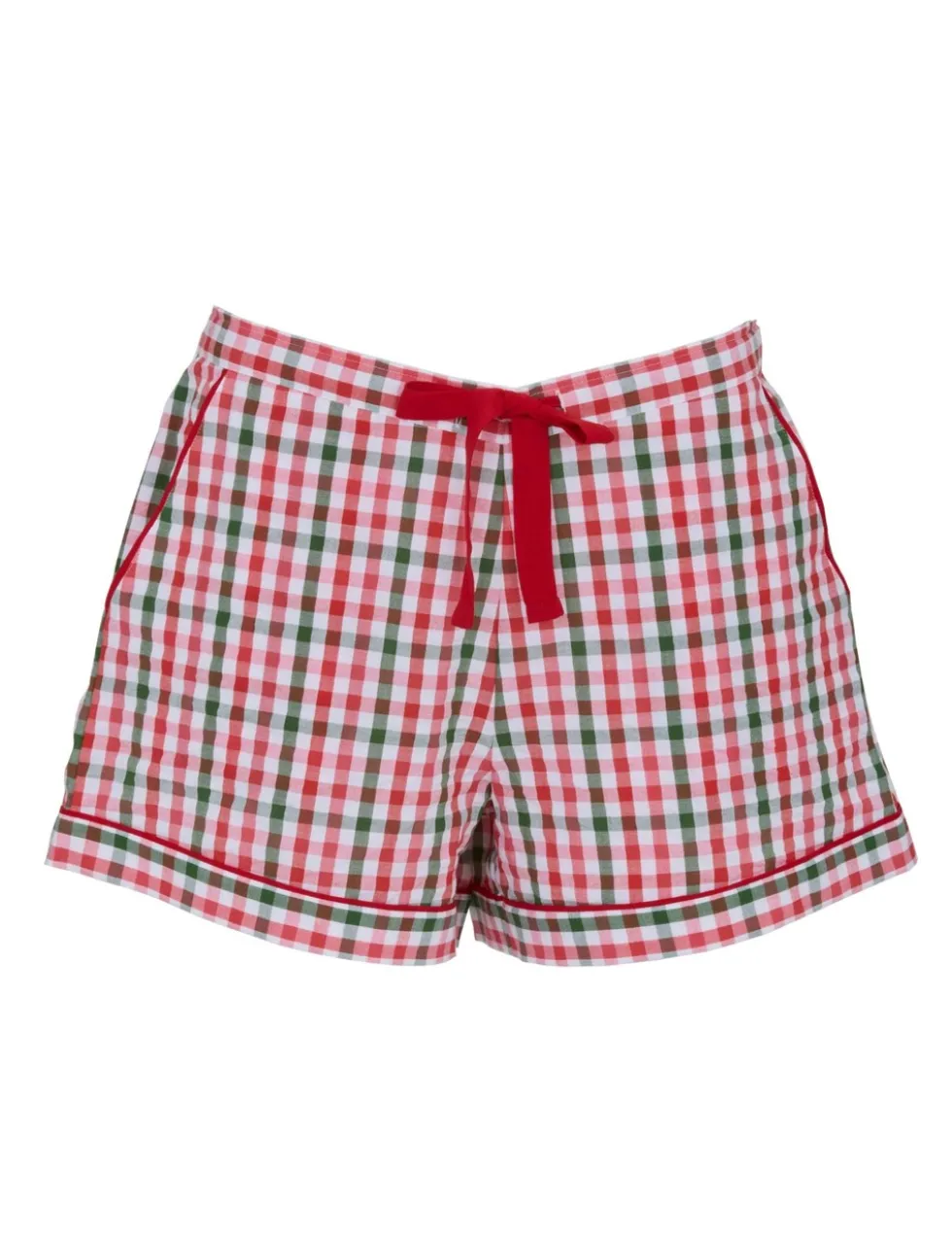 Pure Cotton Checked Pyjama Shorts
