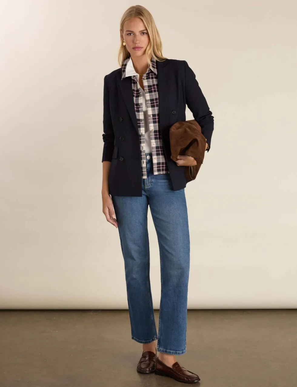 Pure Cotton Checked Relaxed Shirt