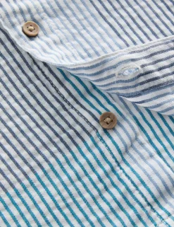 Pure Cotton Checked Seersucker Shirt (2-8 Yrs)