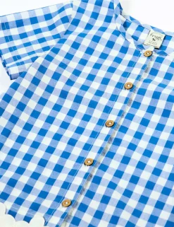 Pure Cotton Checked Shirt (2-10 Yrs)