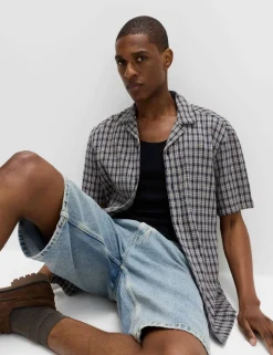 Pure Cotton Checked Shirt