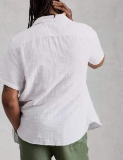 Pure Cotton Checked Short Sleeve Shirt