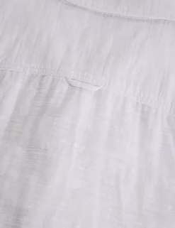 Pure Cotton Checked Short Sleeve Shirt