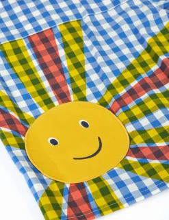 Pure Cotton Checked Sun Shirt (2-10 Yrs)