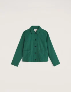 Pure Cotton Checked Utility Jacket