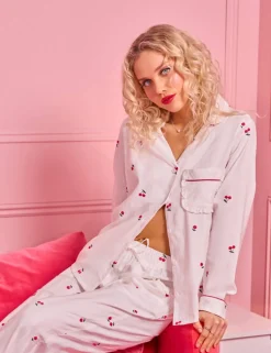 Pure Cotton Cherry Pyjama Set
