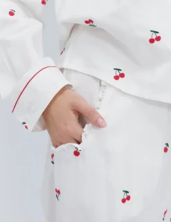 Pure Cotton Cherry Pyjama Set