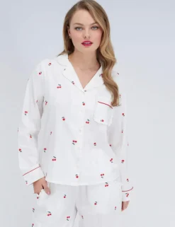 Pure Cotton Cherry Pyjama Set