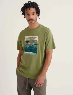 Pure Cotton Coastal Graphic T-Shirt
