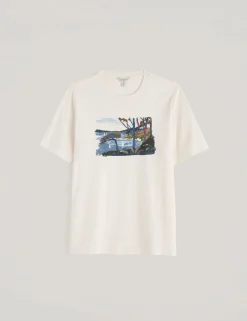 Pure Cotton Coastal Graphic T-Shirt