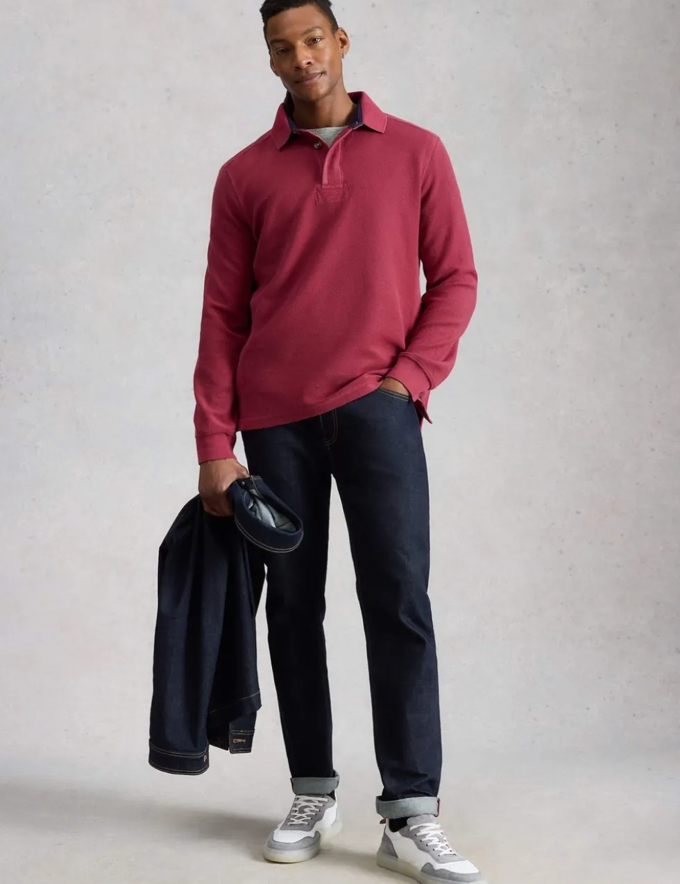 Pure Cotton Collar Sweatshirt