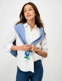 Pure Cotton Collared Blouse