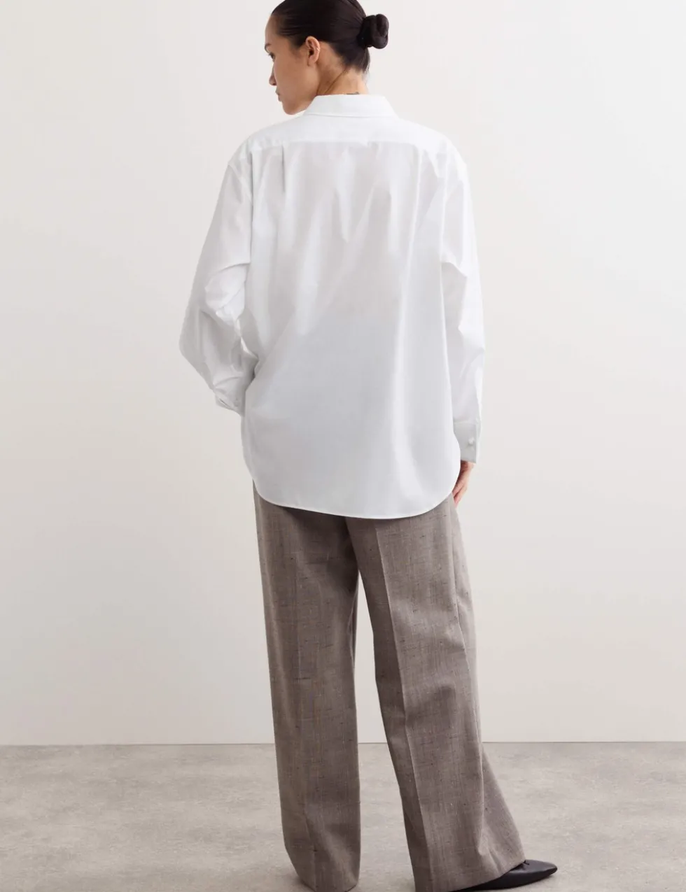 Pure Cotton Collared Double Cuff Shirt