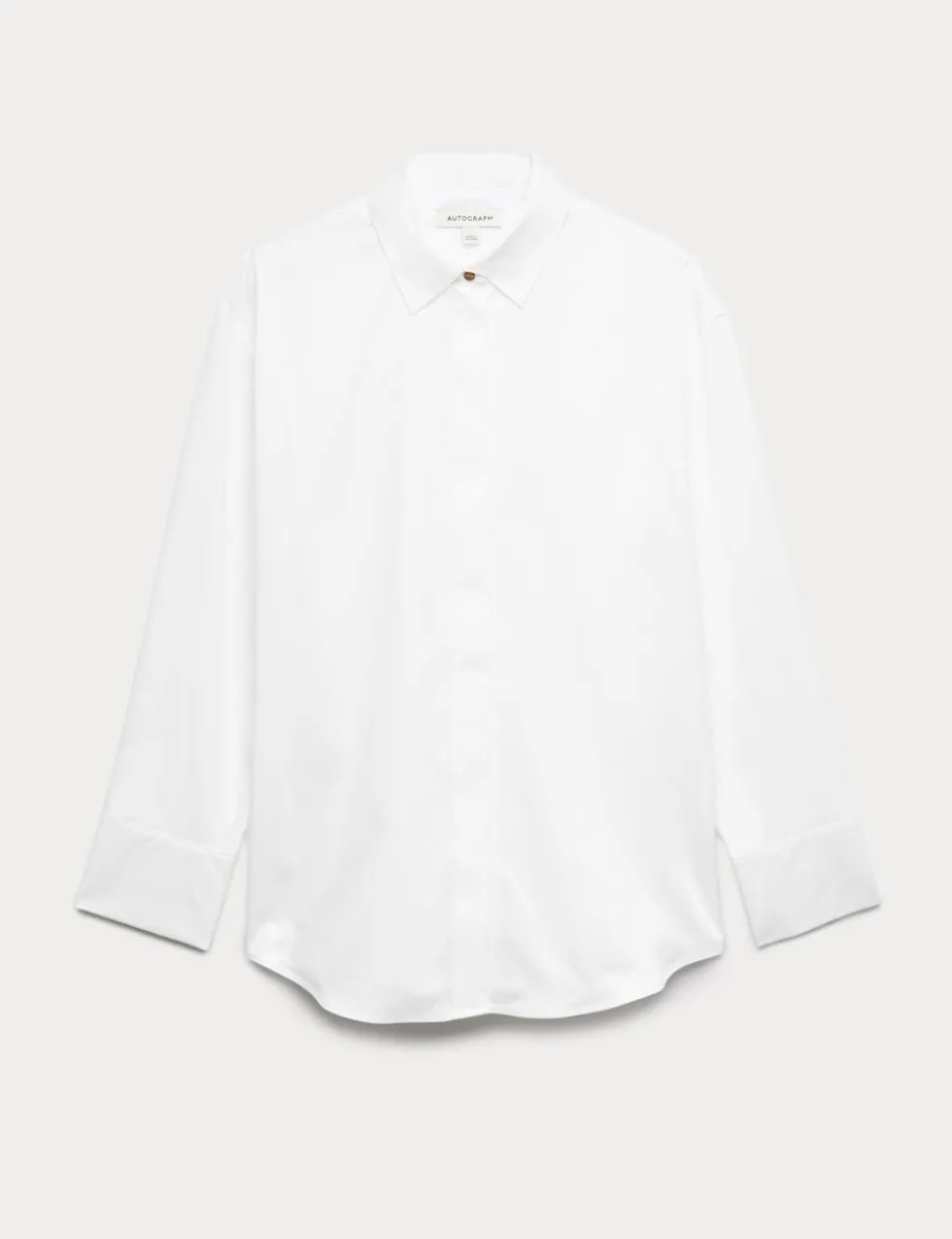 Pure Cotton Collared Relaxed Shirt