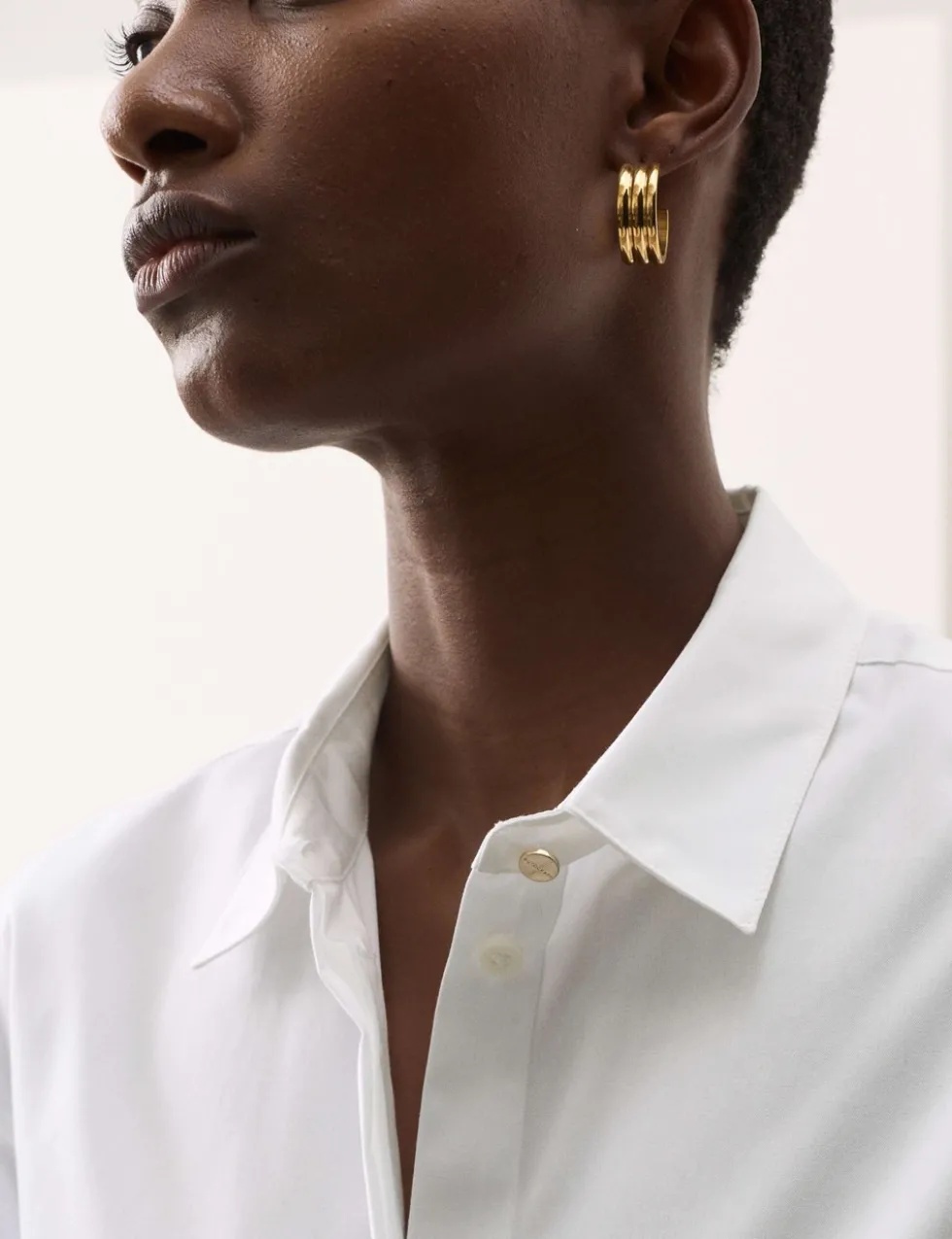 Pure Cotton Collared Relaxed Shirt
