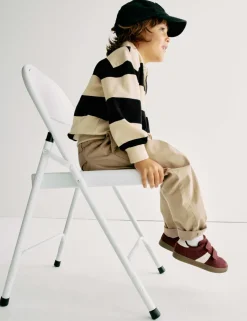 Pure Cotton Collared Rugby Sweatshirt (2-8 Yrs)