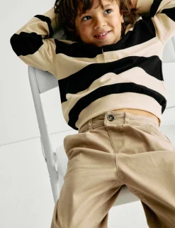 Pure Cotton Collared Rugby Sweatshirt (2-8 Yrs)