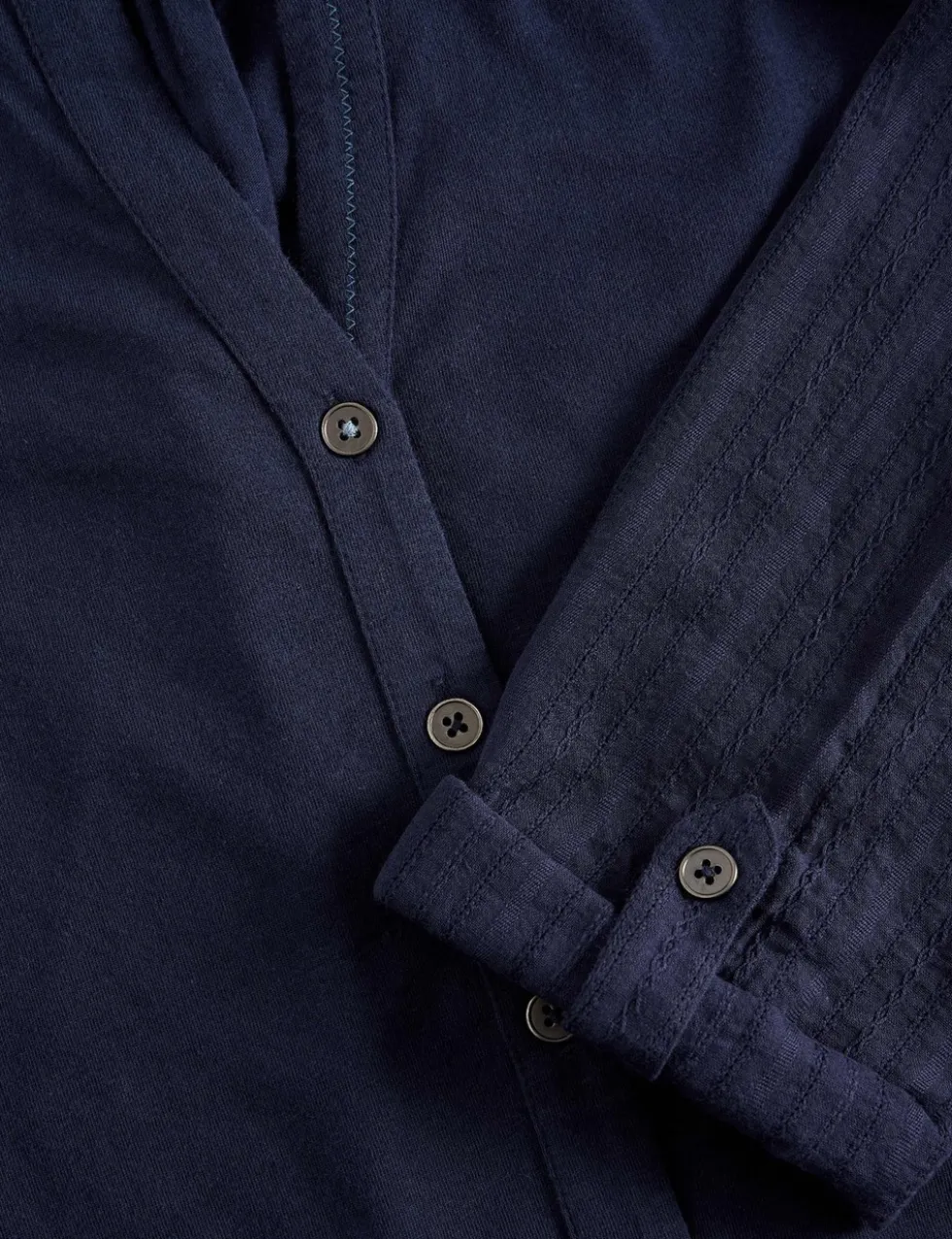 Pure Cotton Collared Shirt