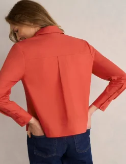 Pure Cotton Collared Shirt