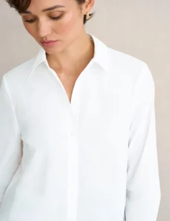 Pure Cotton Collared Shirt