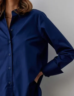 Pure Cotton Collared Shirt