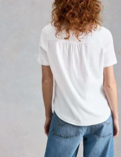 Pure Cotton Collared Shirt