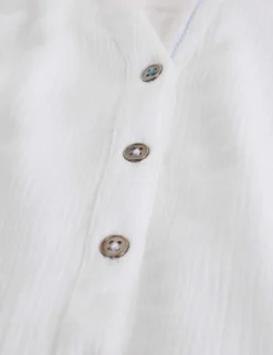 Pure Cotton Collared Shirt