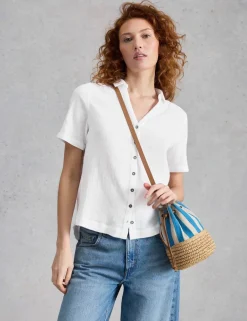 Pure Cotton Collared Shirt